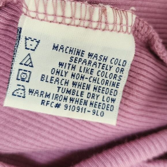 White Stag Vintage Lavender Stretchy Sleeveless Turtleneck Women's Size Small - Picture 7 of 8